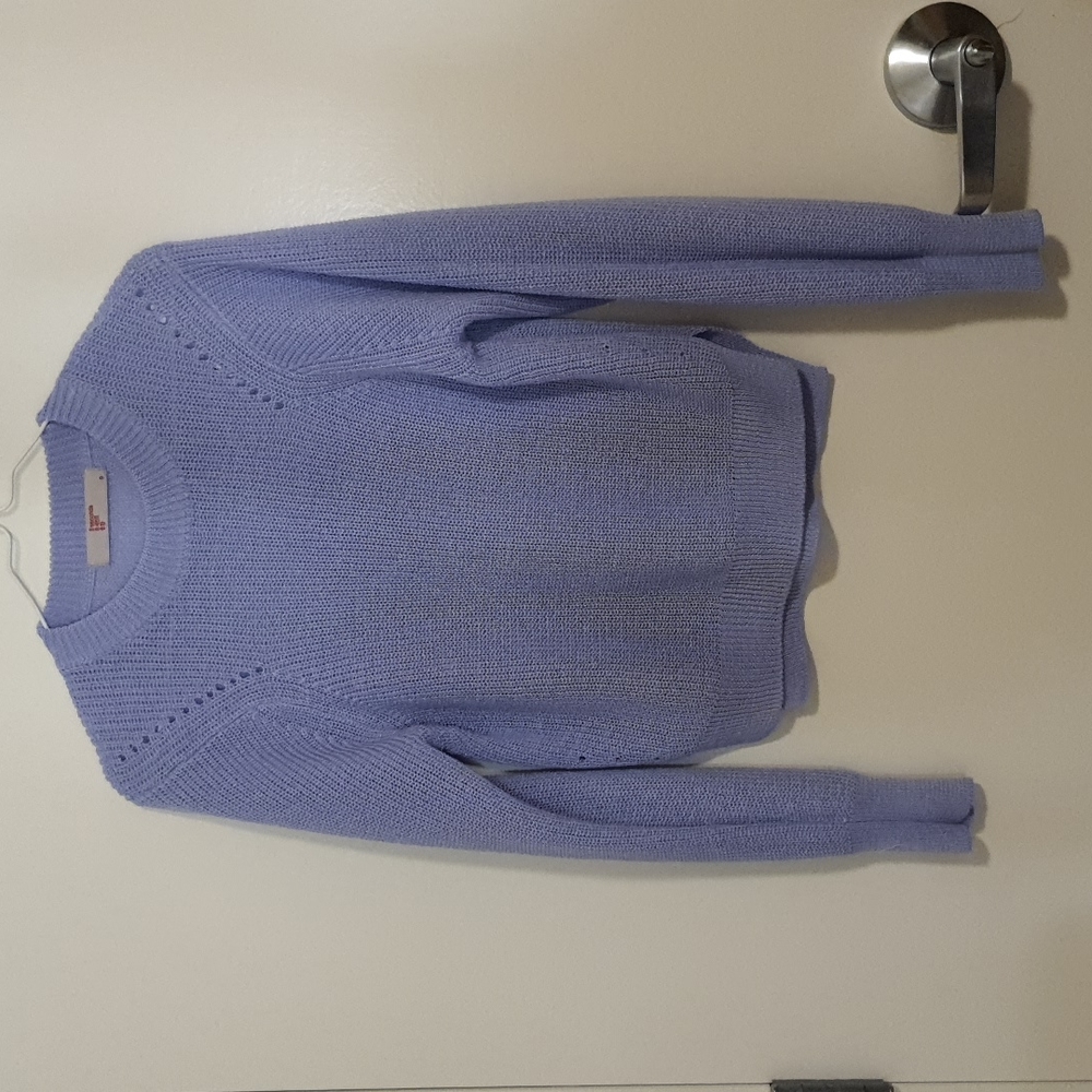 8seconds Light Purple Long Sleeve Knit Sweater